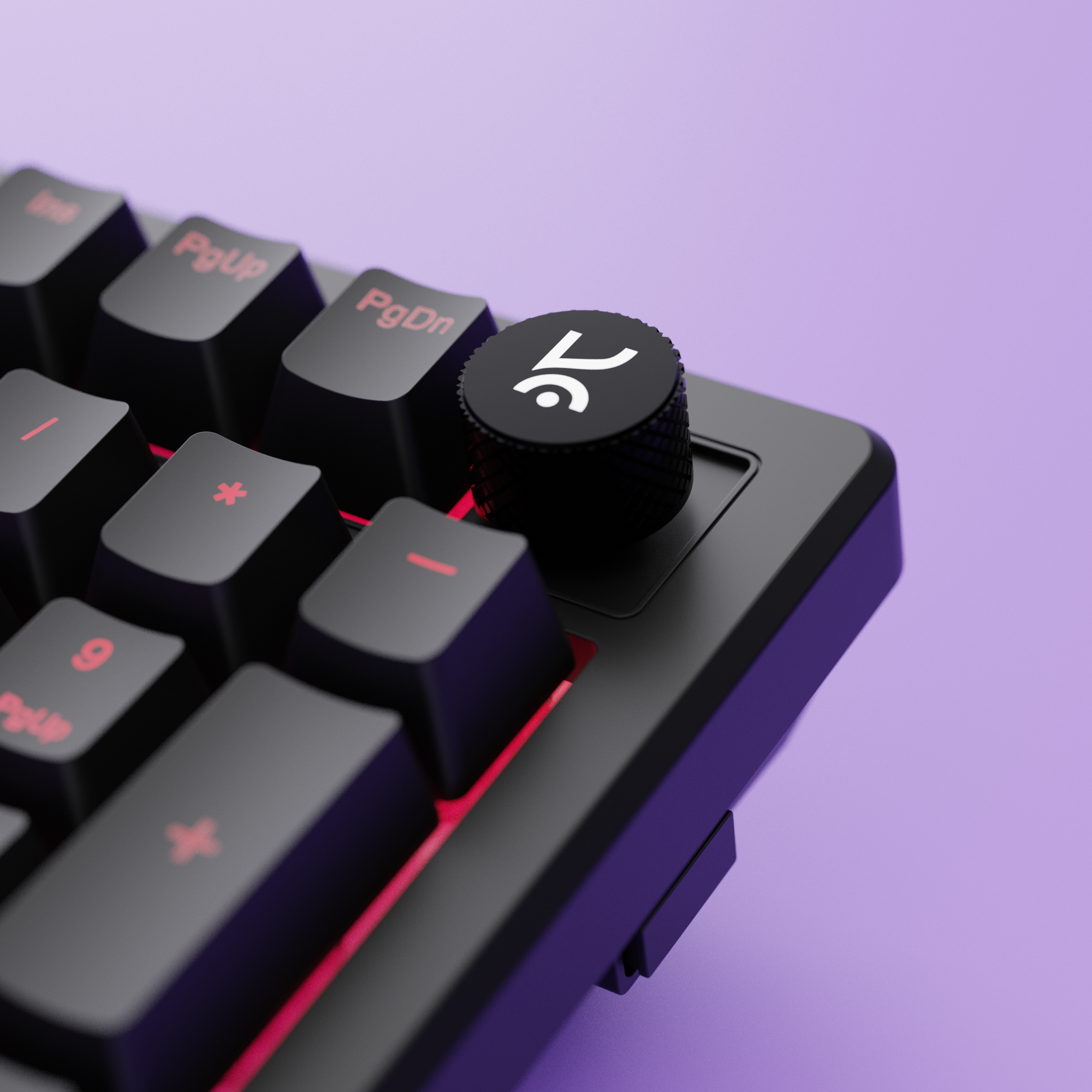 Hive Full-Size All Black Wired Gaming Keyboard Kreo