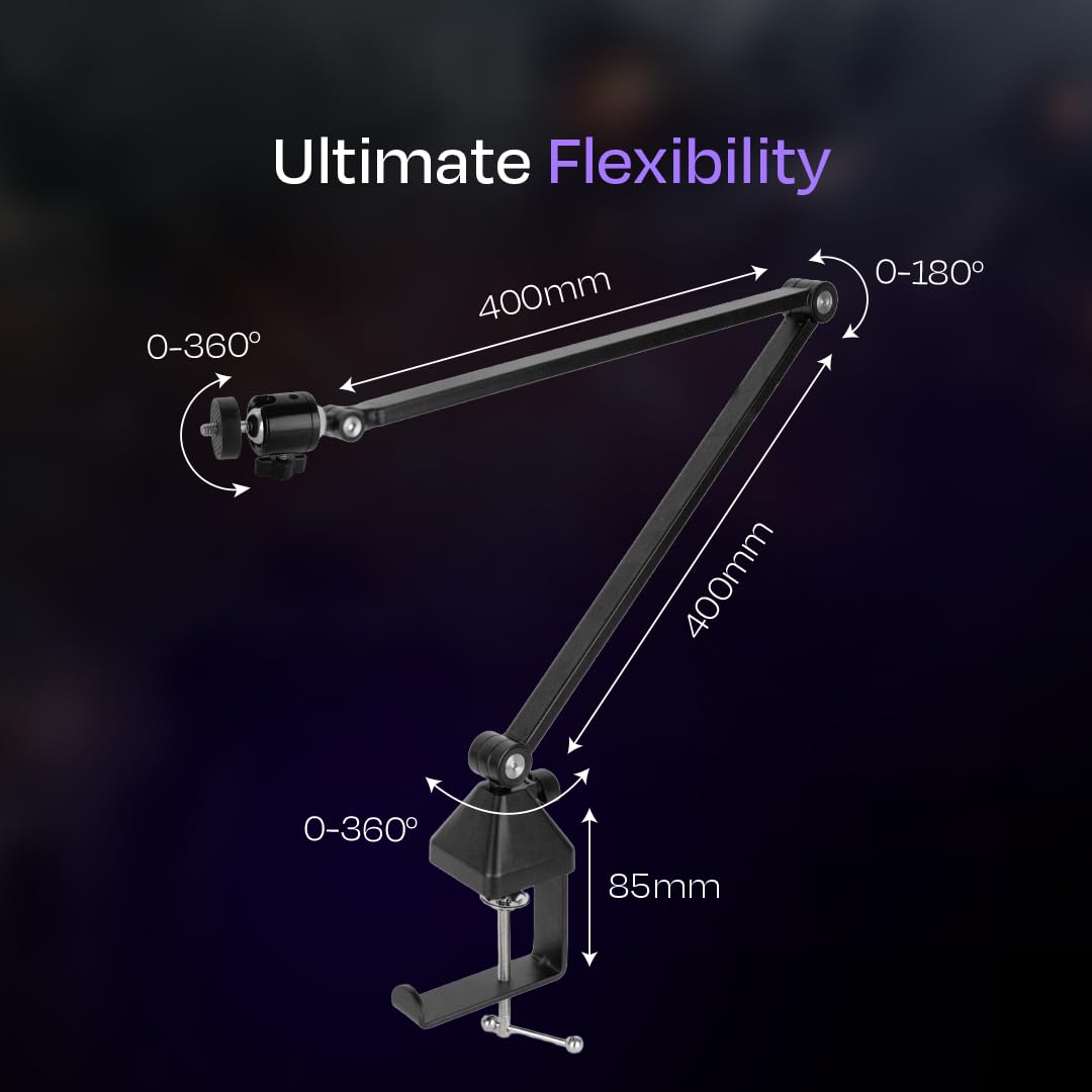 Sonic Gaming Mic + Rod Pro Boom Arm Combo Kreo