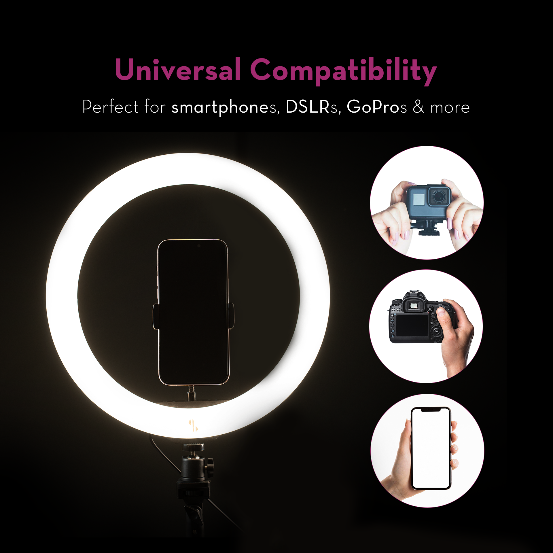 Nine16 Loop 13 Ring light with Axis Combo Kreo