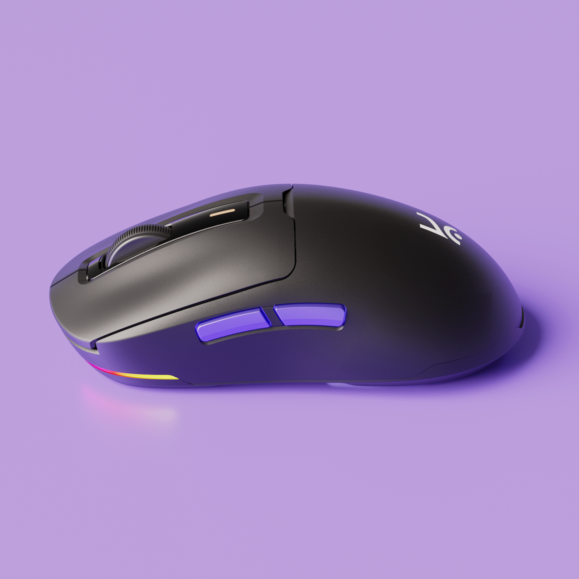 Pegasus 58g Ultra-Light Wireless Black Gaming Mouse Kreo