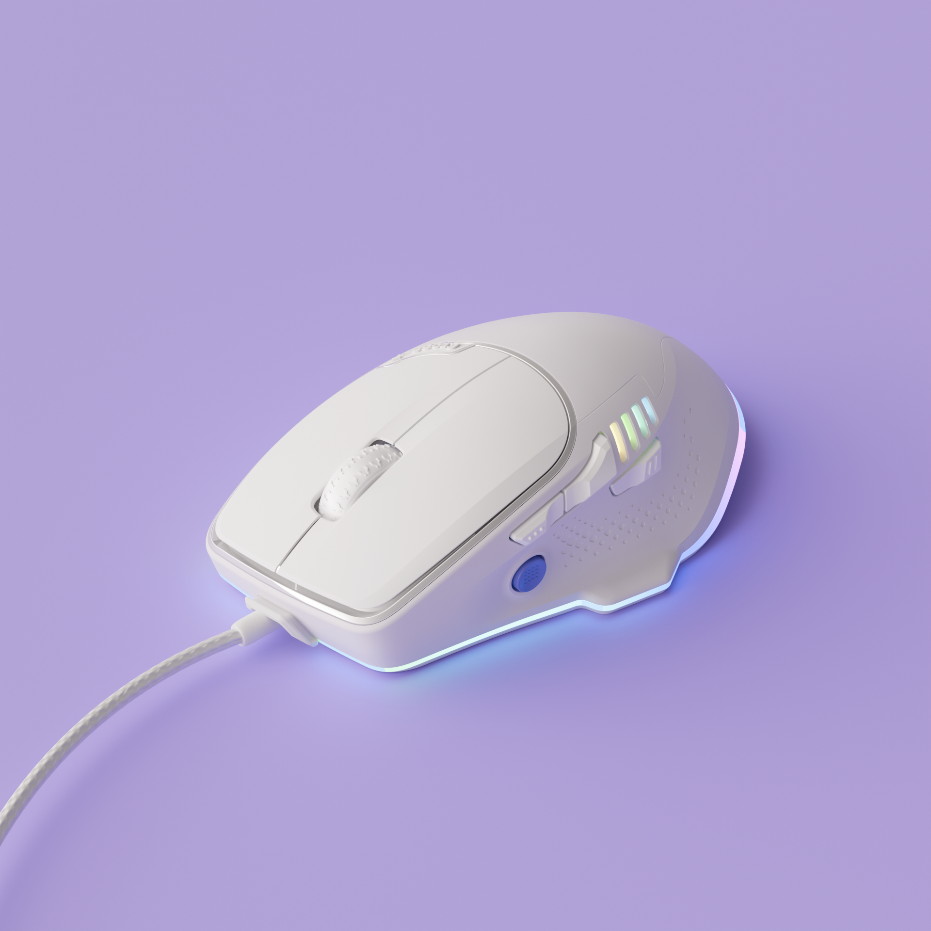 Hawk White Gaming Mouse Kreo