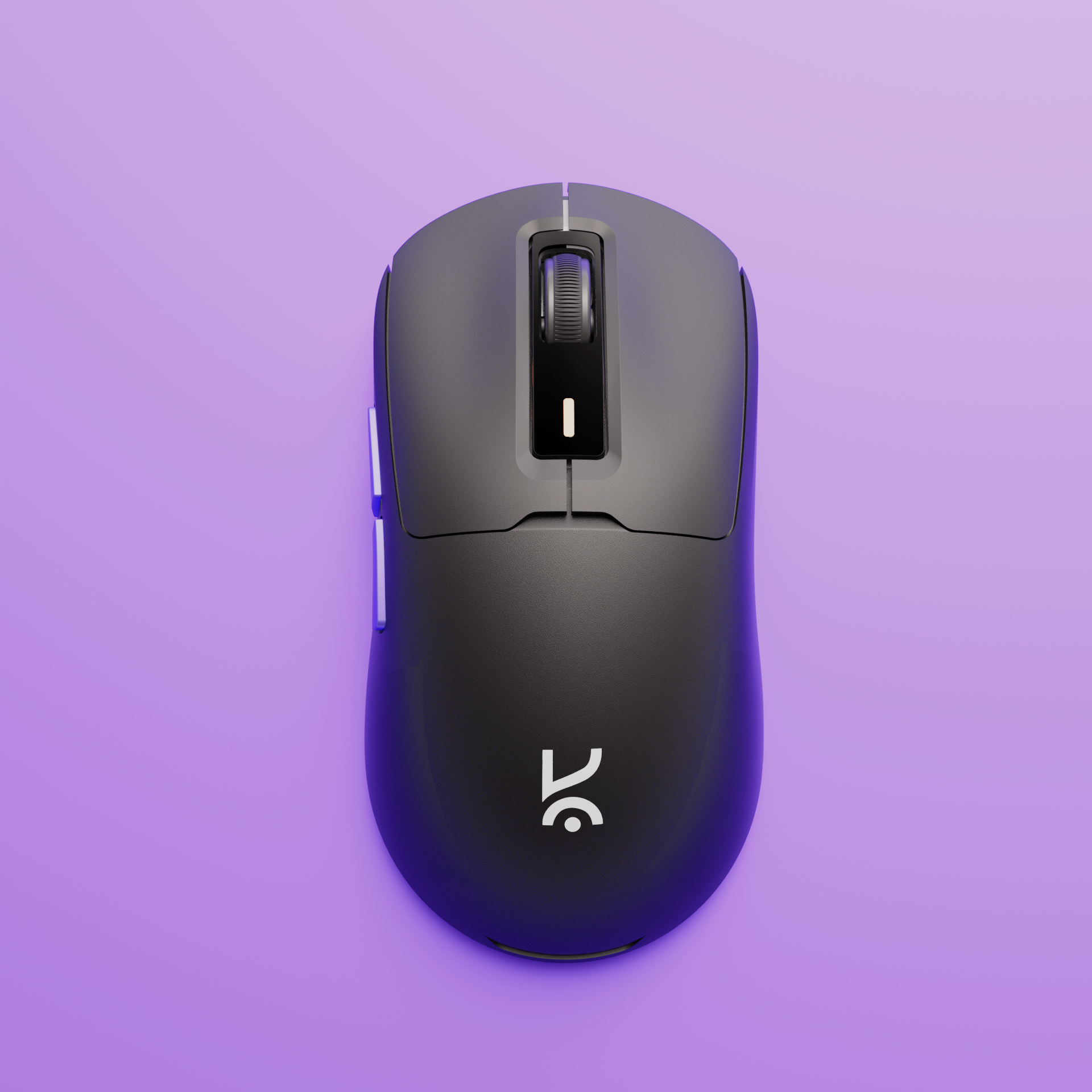 Pegasus 58g Ultra-Light Wireless Black Gaming Mouse Kreo