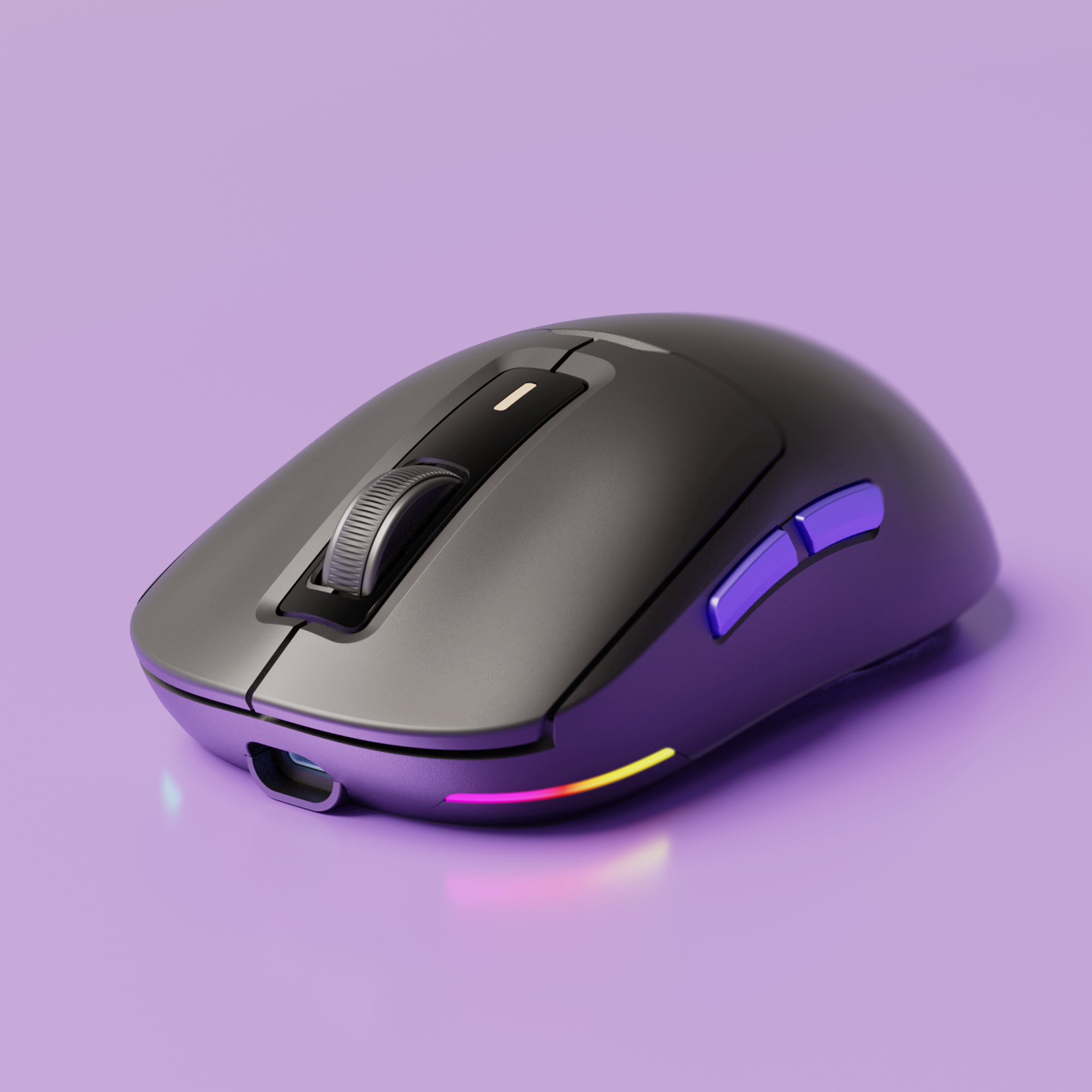 Pegasus 58g Ultra-Light Wireless Black Gaming Mouse Kreo