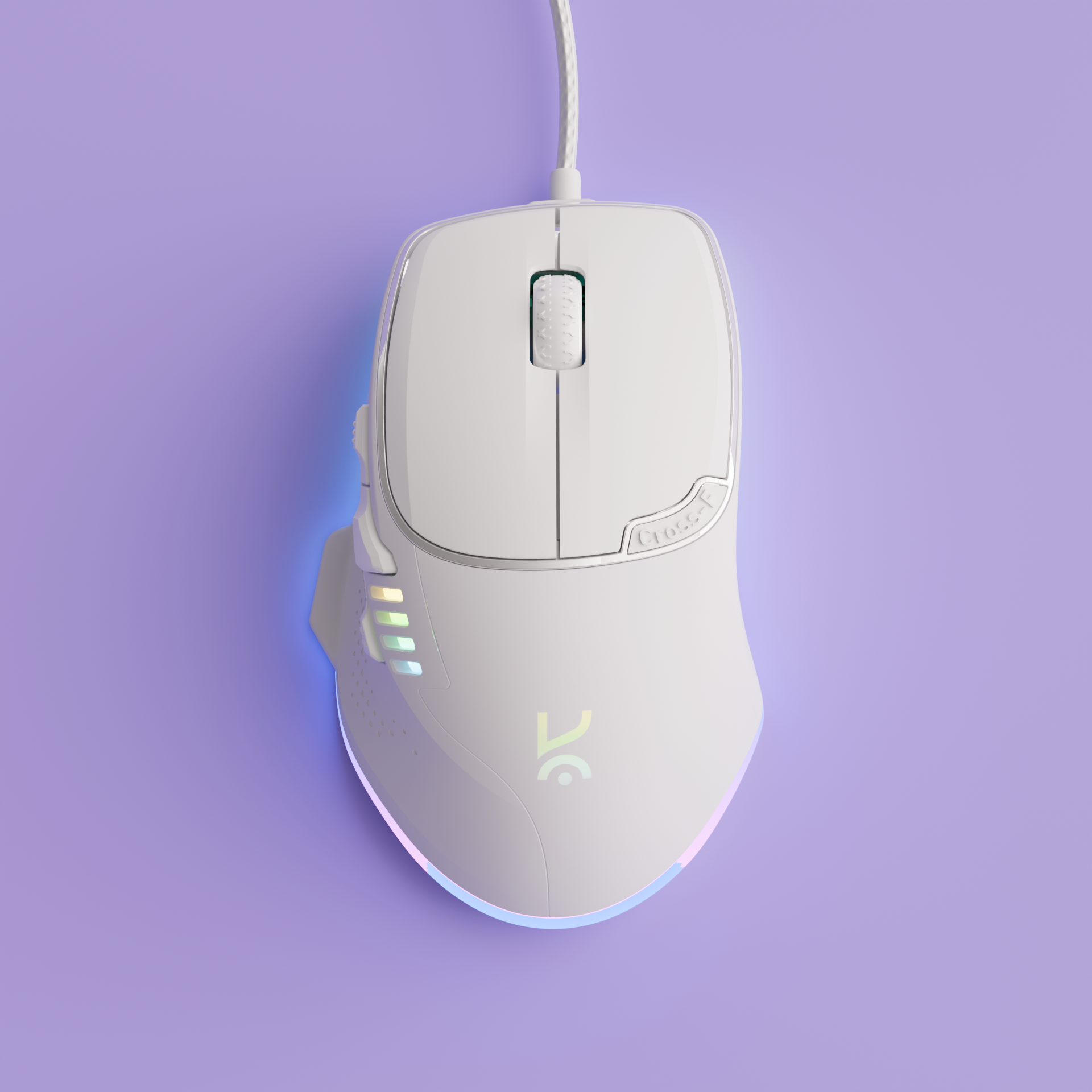 Hawk White Gaming Mouse Kreo