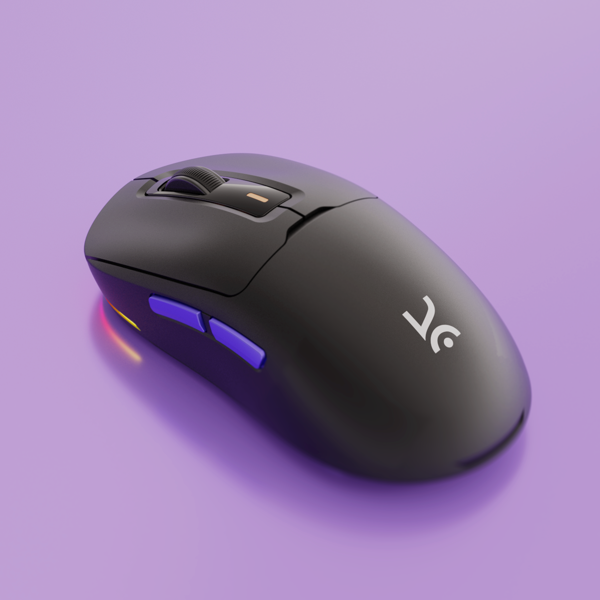 Pegasus 58g Ultra-Light Wireless Black Gaming Mouse Kreo