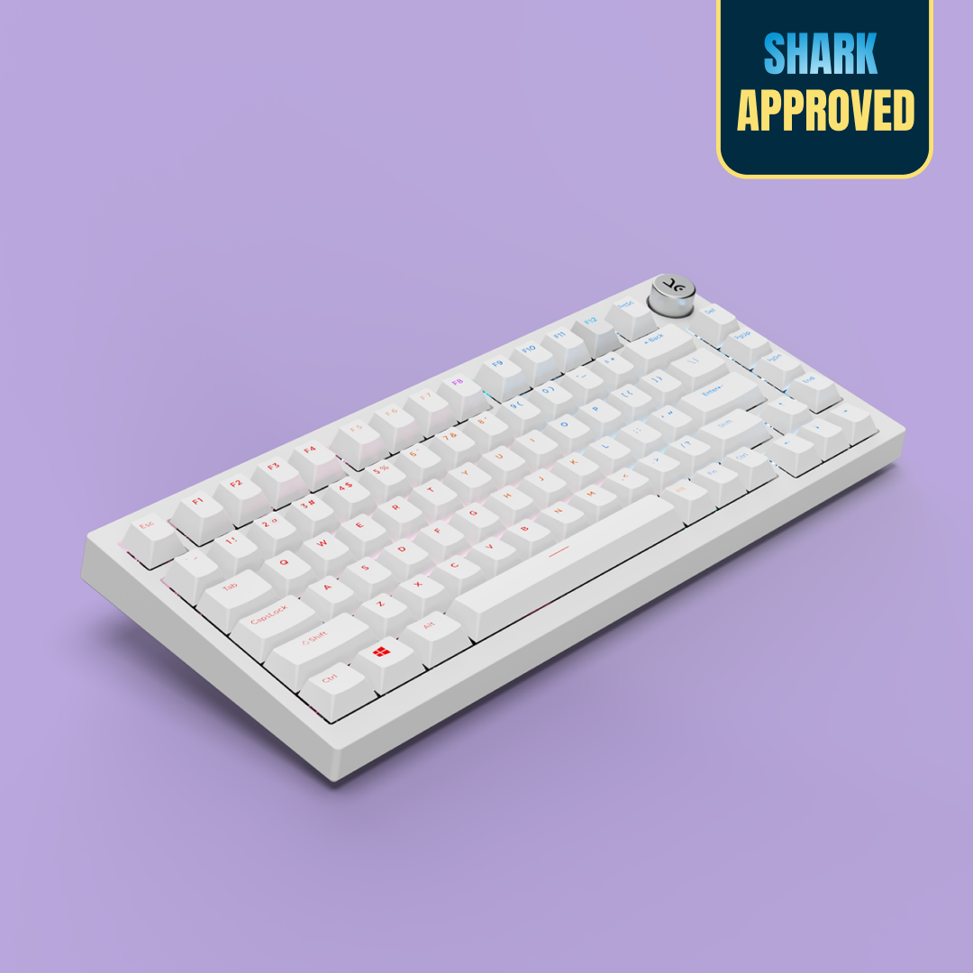 Swarm X All White Wireless Gaming Keyboard