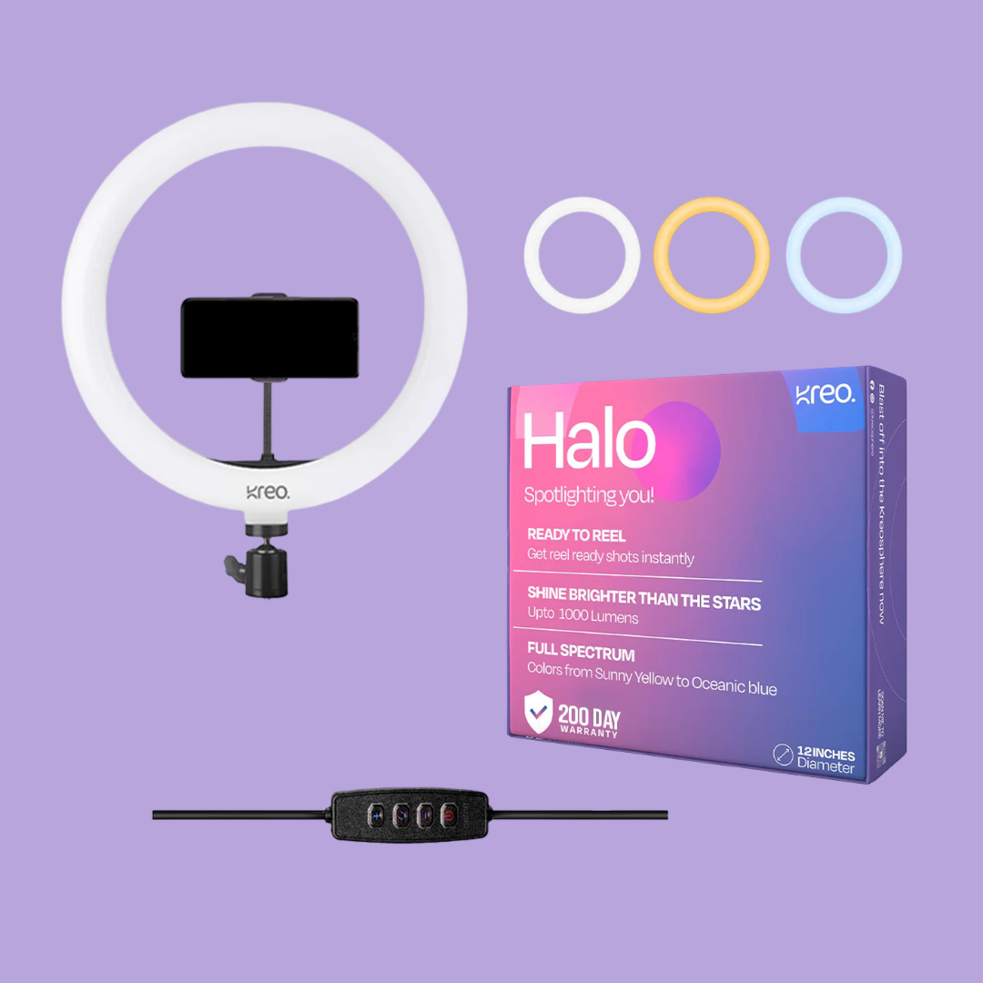 Halo 12" Premium Selfie Ring Light