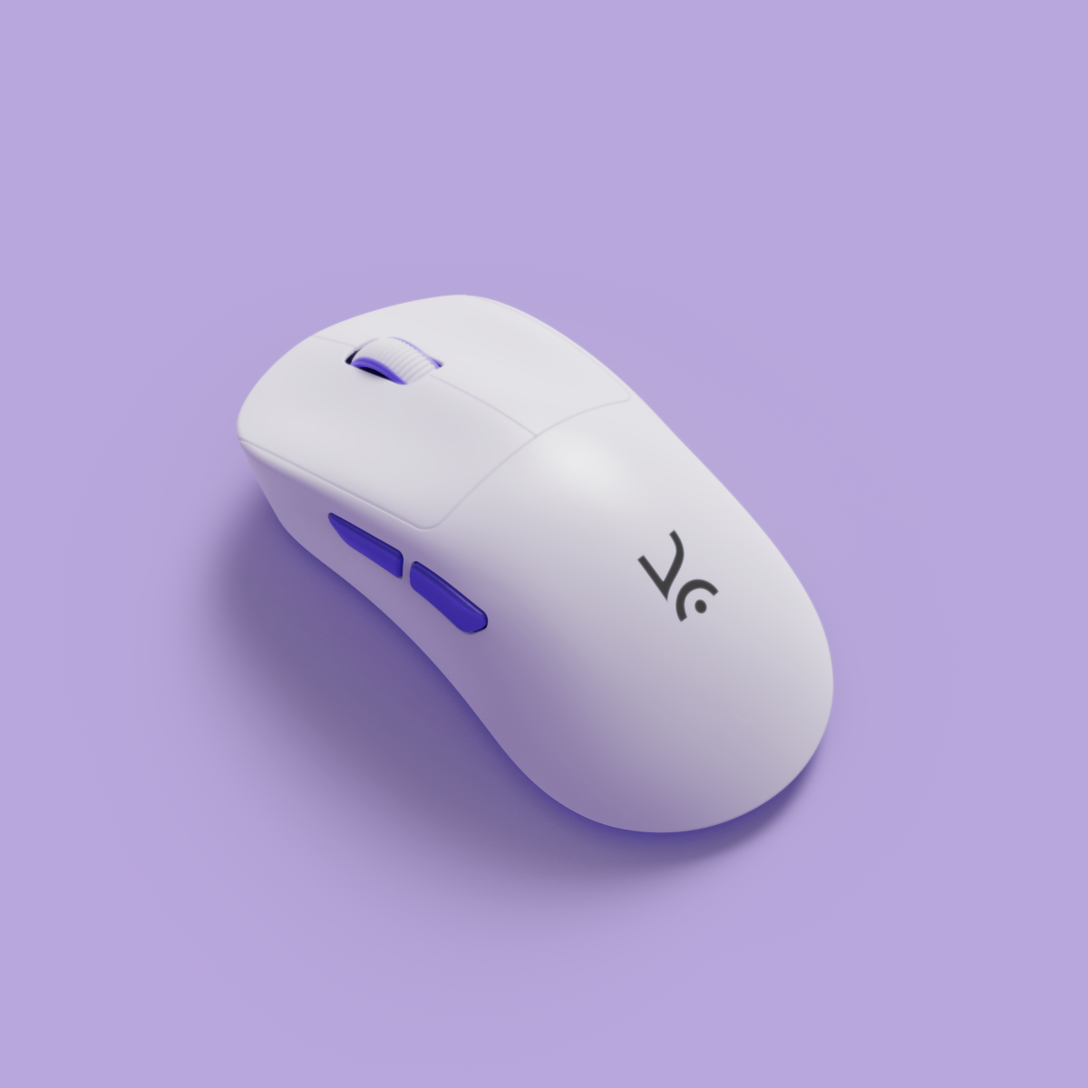 Anzu White 52g Wireless Gaming Mouse Kreo