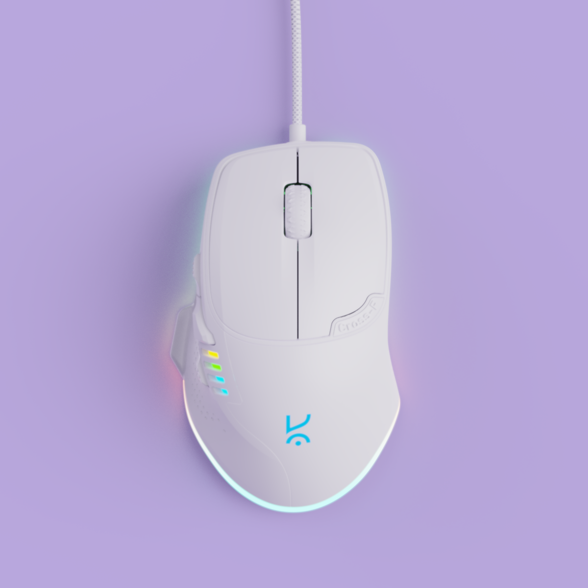 Hawk White Gaming Mouse Kreo