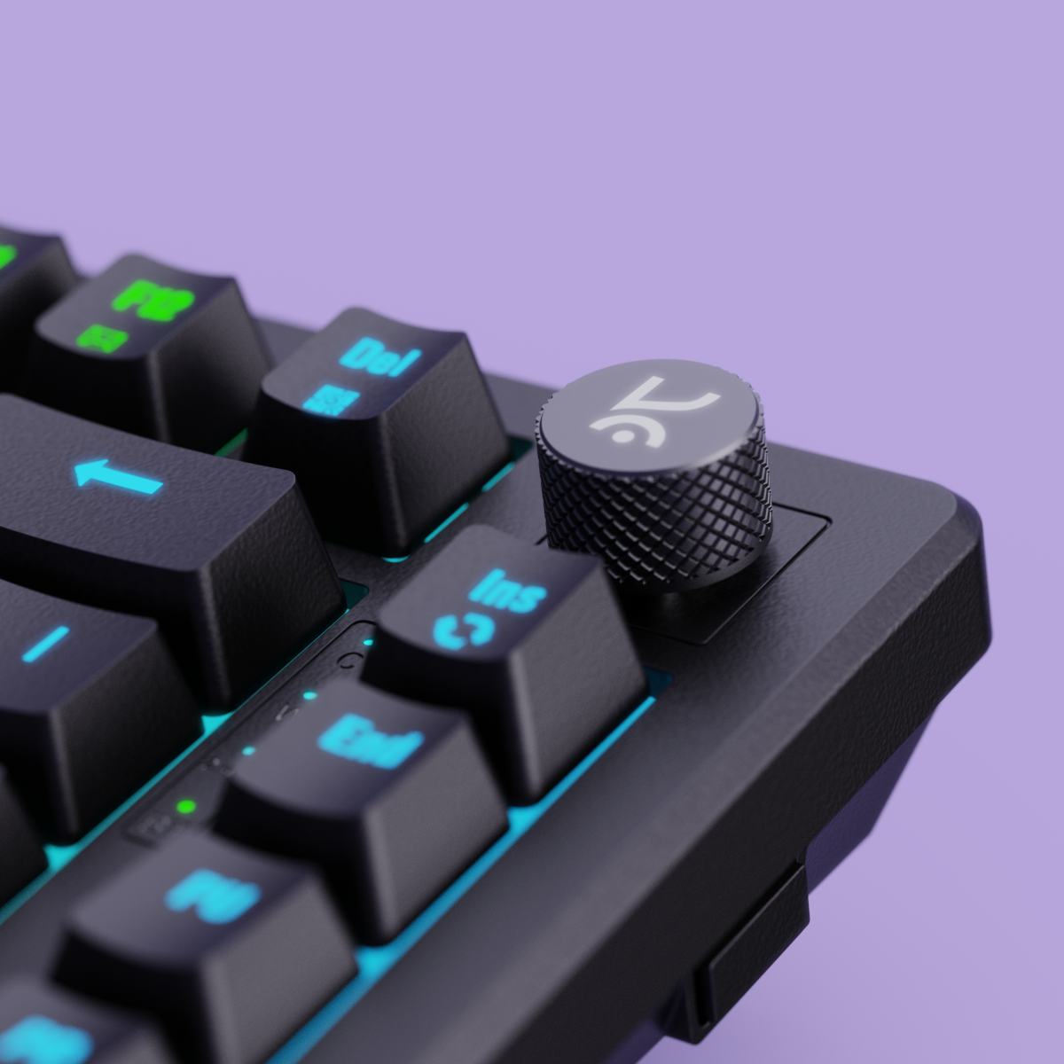 Hive75 All Black RGB Wired Gaming Keyboard Kreo
