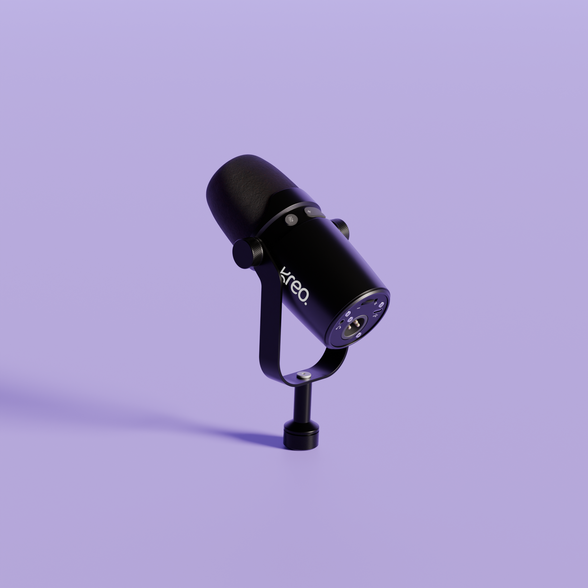Kast Black Dynamic Microphone Kreo