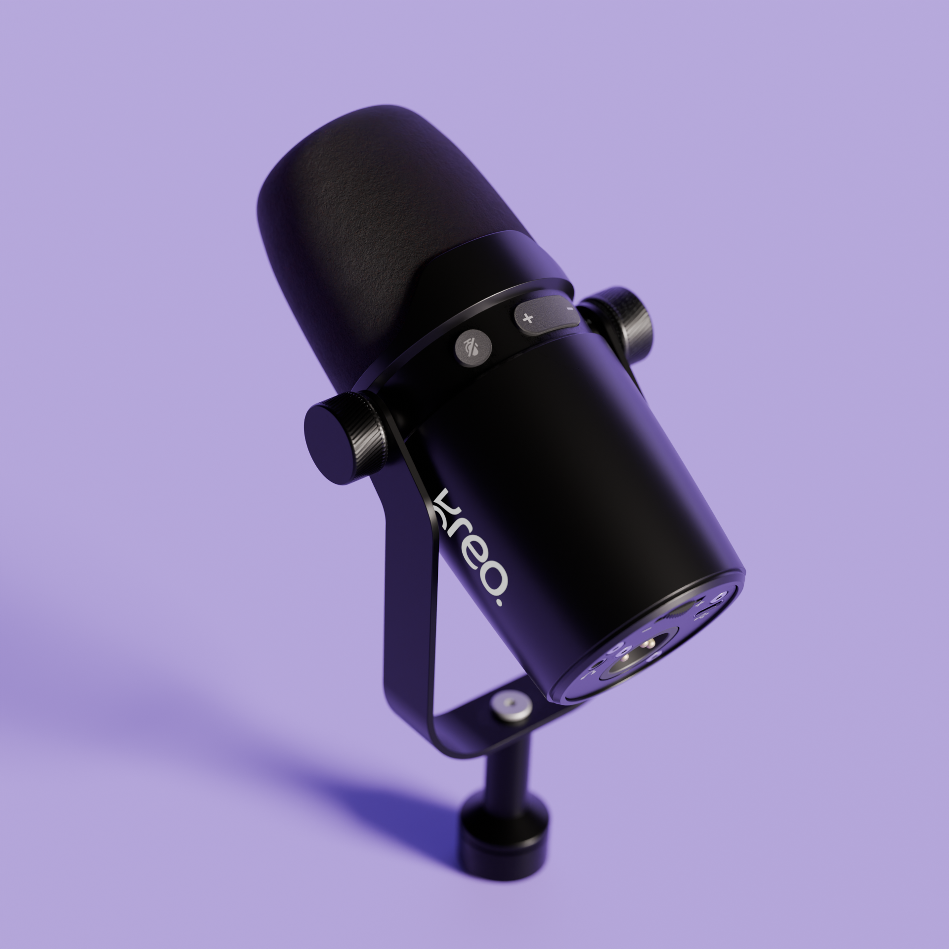Kast Black Dynamic Microphone Kreo