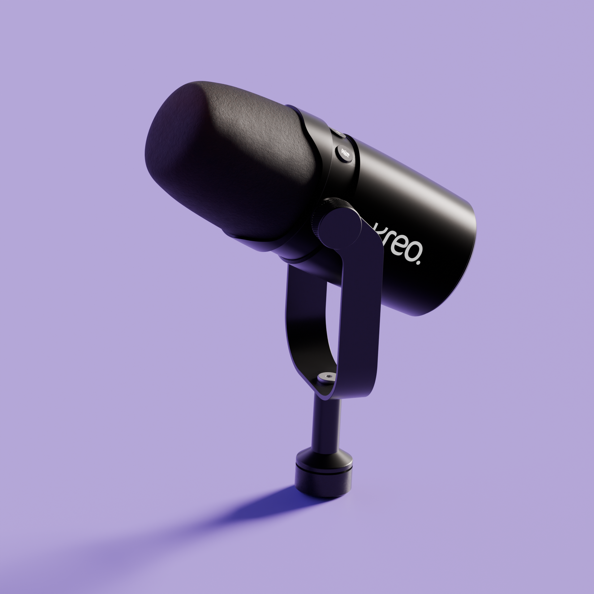 Kast Black Dynamic Microphone Kreo