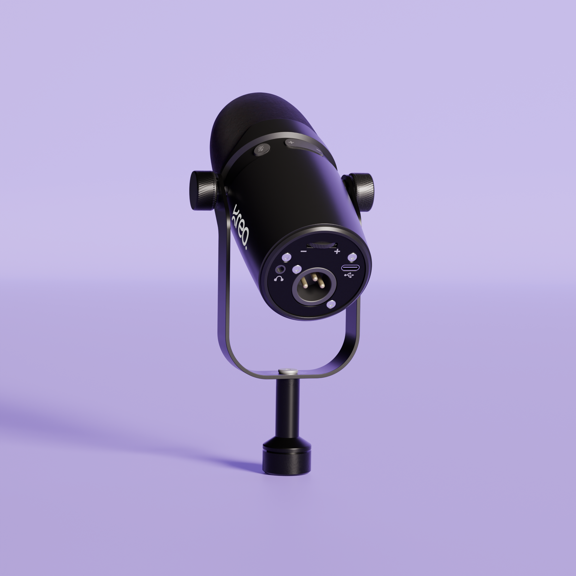 Kast Black Dynamic Microphone Kreo