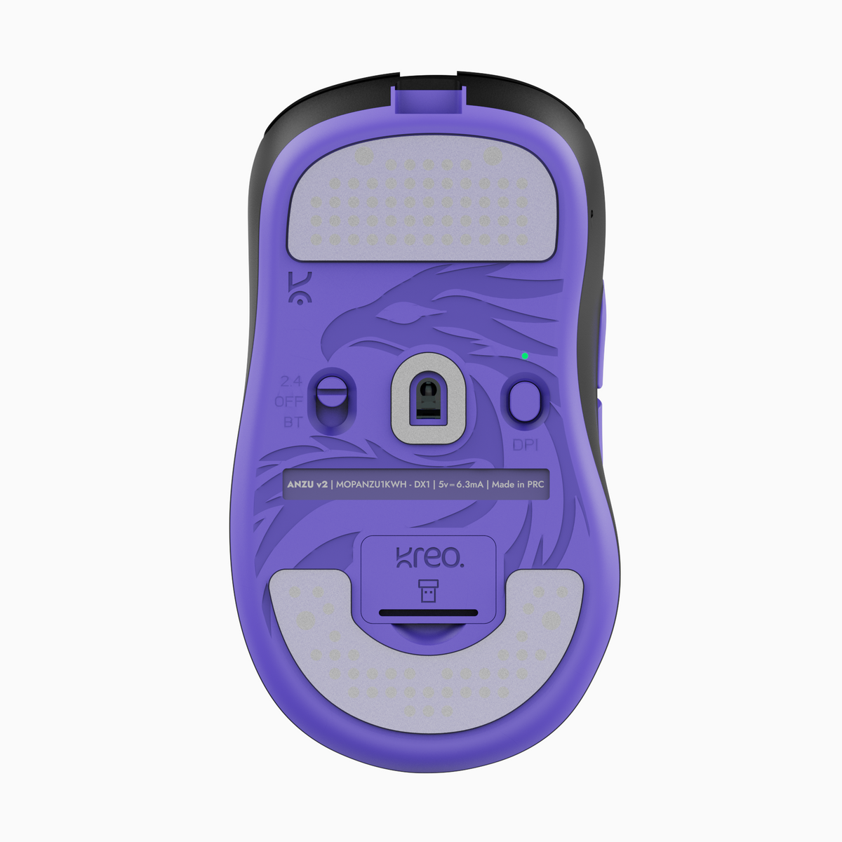 Anzu V2 Black Ultralight Ergonomic Wireless Gaming Mouse