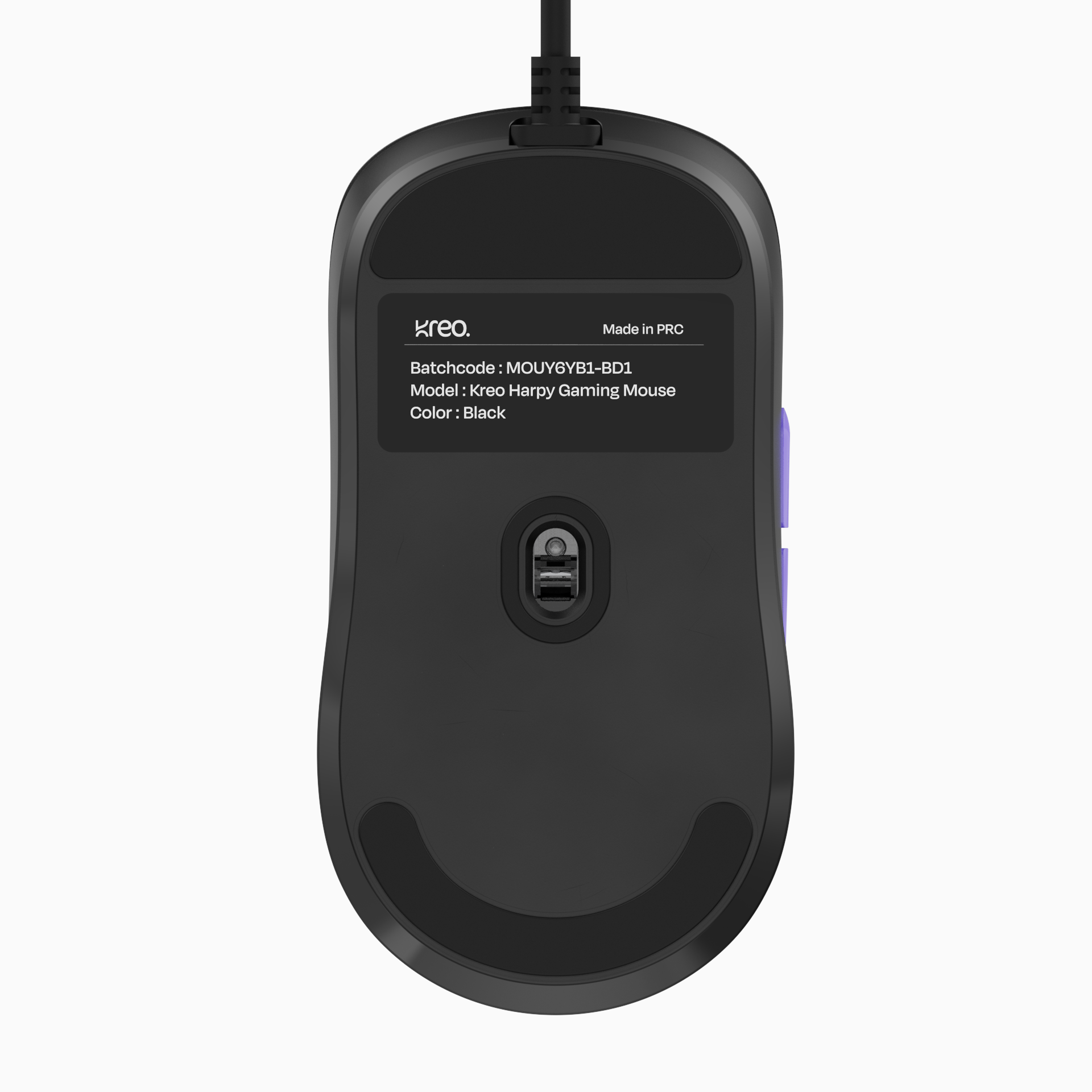 Harpy Black Light Weight RGB Gaming Mouse