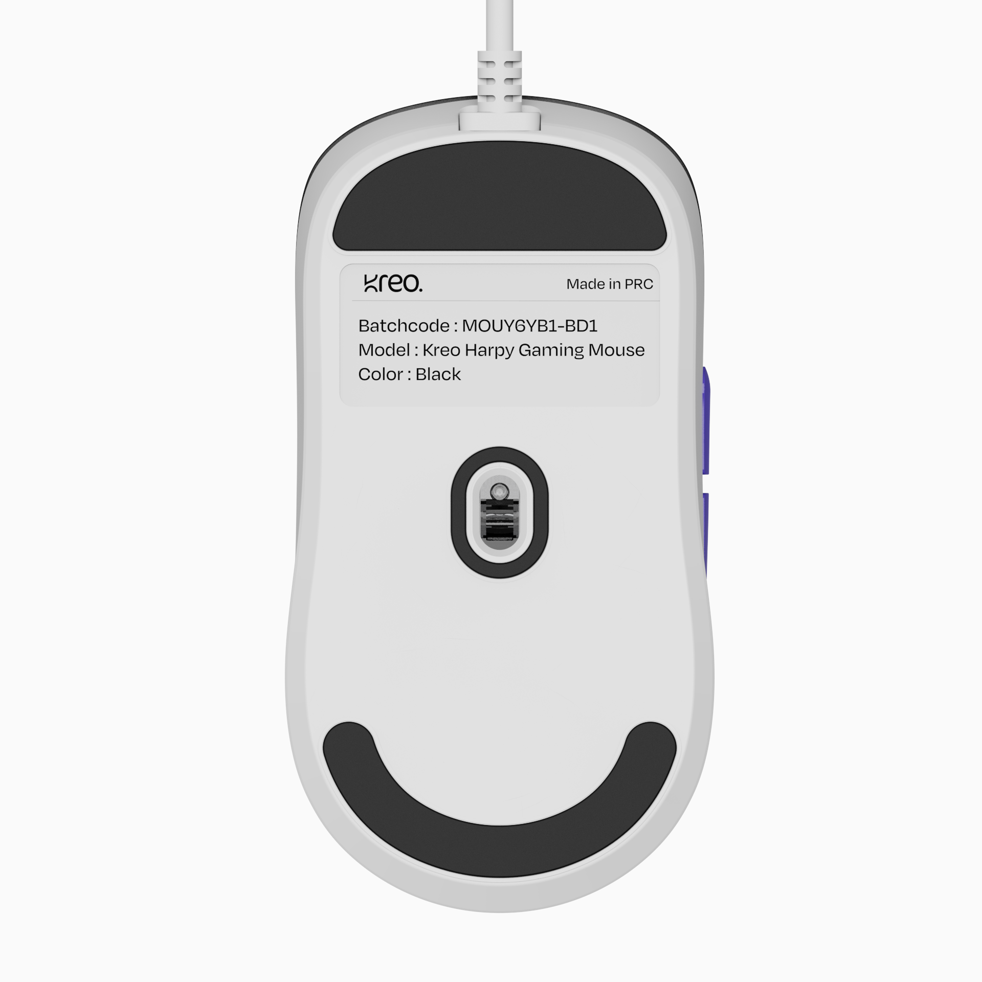 Harpy White Light Weight RGB Gaming Mouse