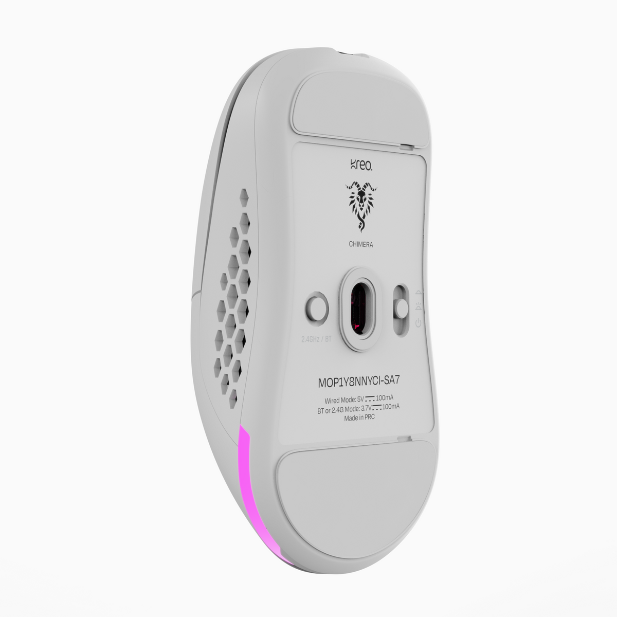 Chimera V2 White Wireless Gaming Mouse
