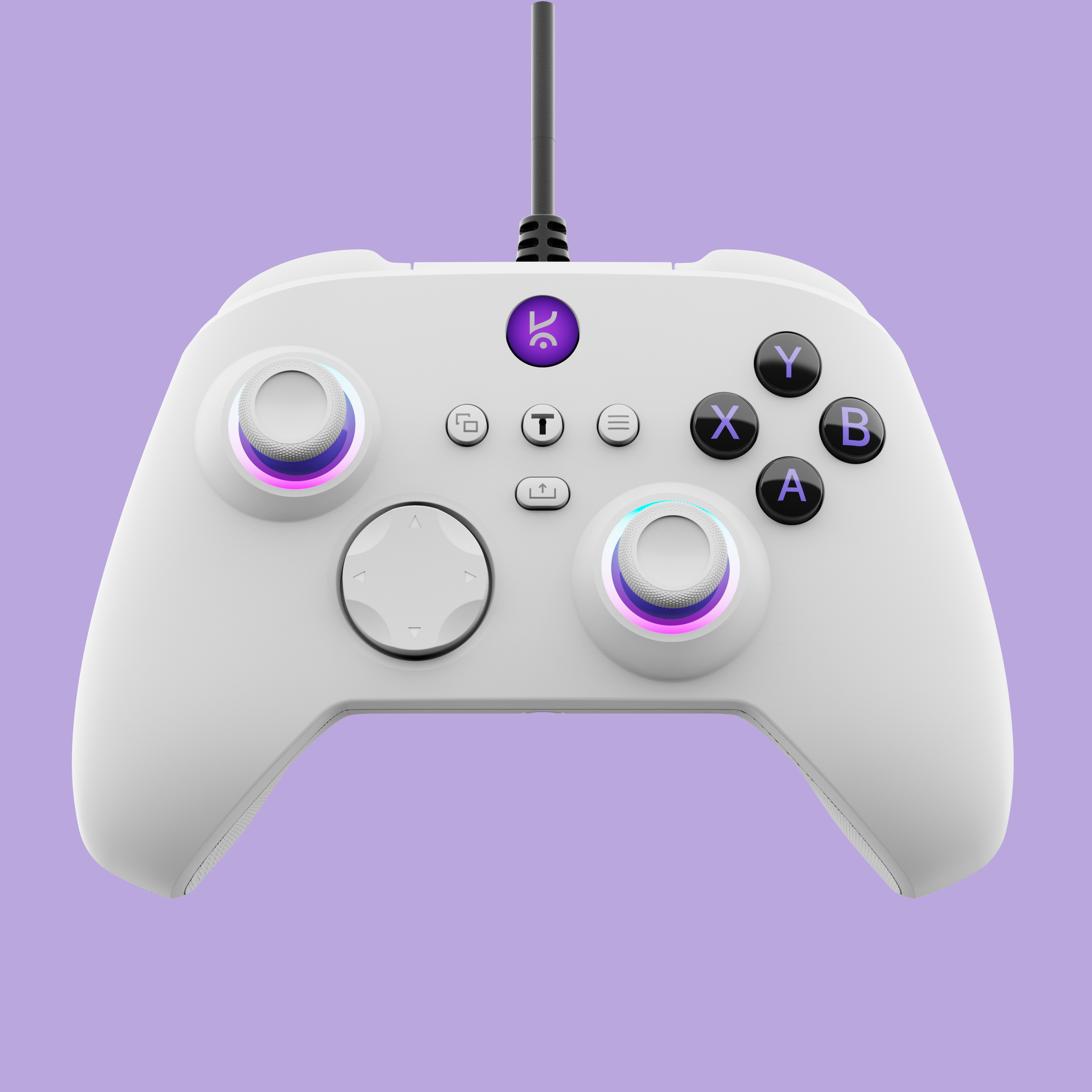 Surge Lite White Premium RGB Wired Gaming Controller