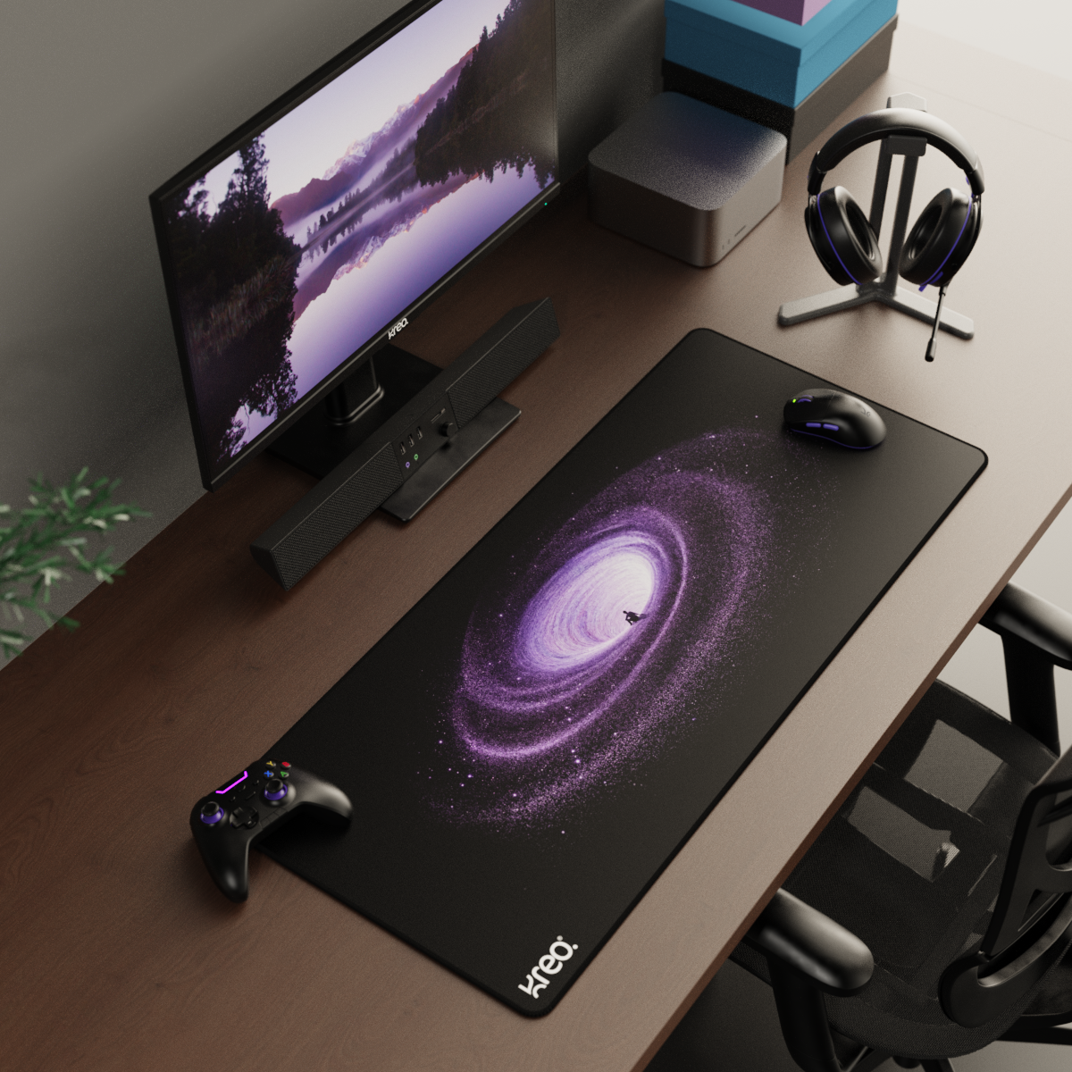 Terra XXL Deskmat - Abyss