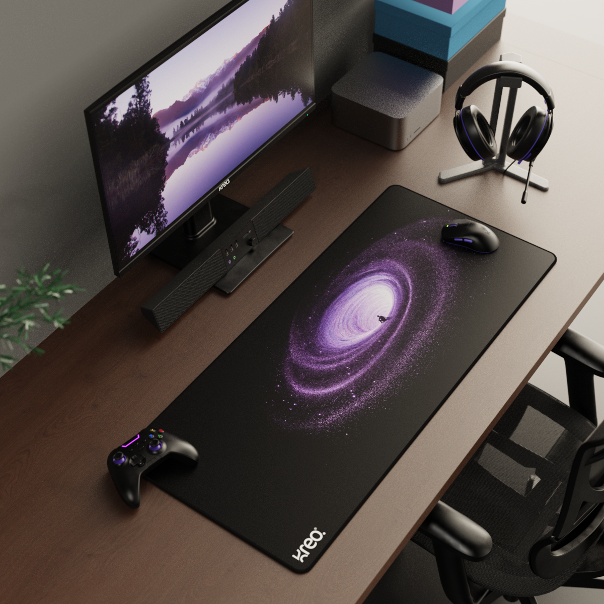 Terra XXL Deskmat - Abyss