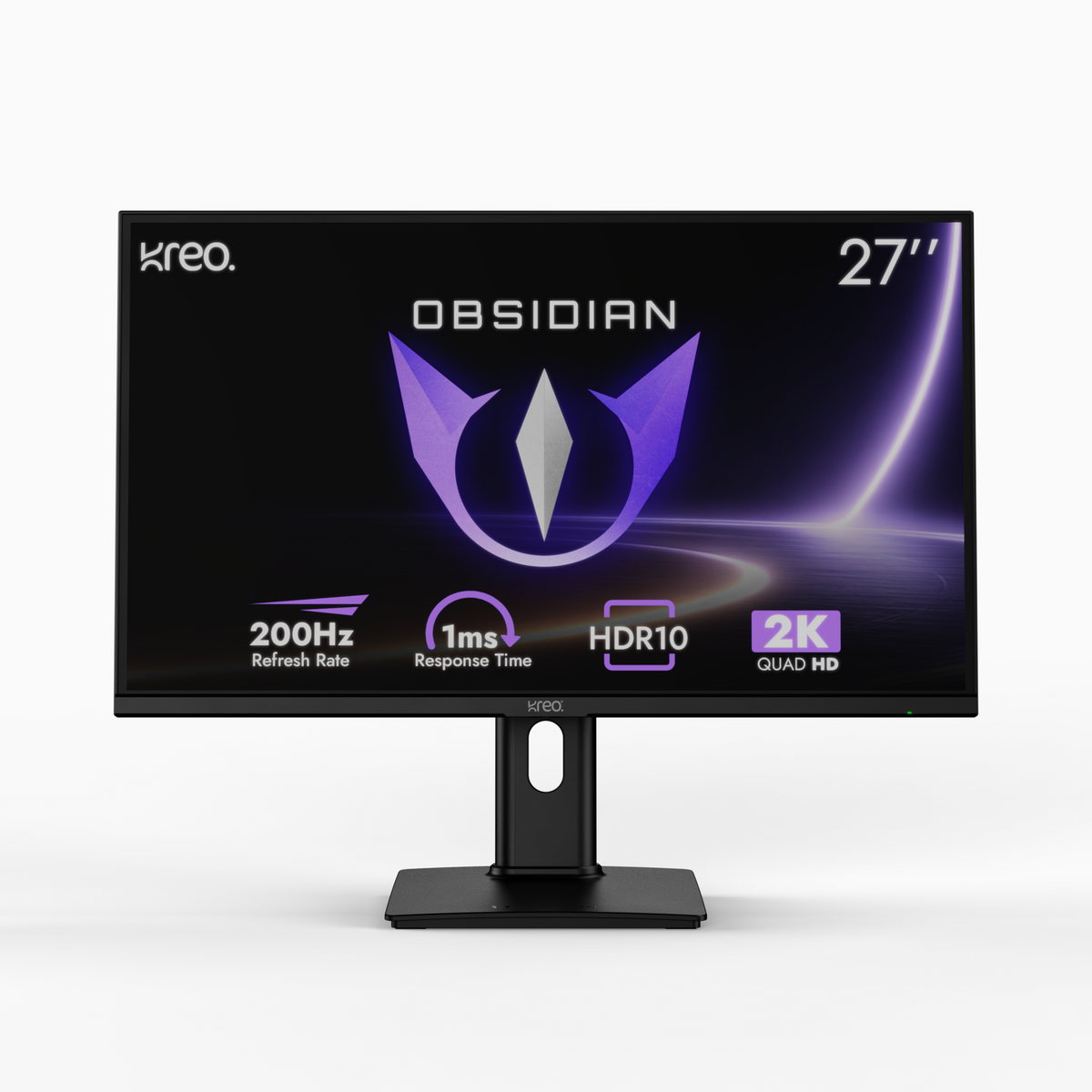 Obsidian 27" 200Hz 2K 1440p QHD Gaming IPS Monitor