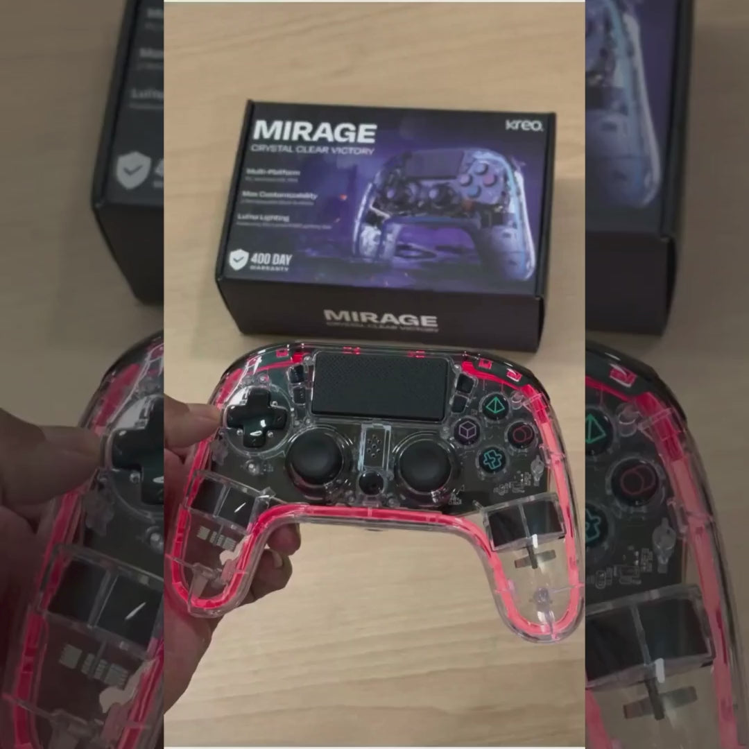 Mirage Wireless RGB Gaming Controller Gamepad