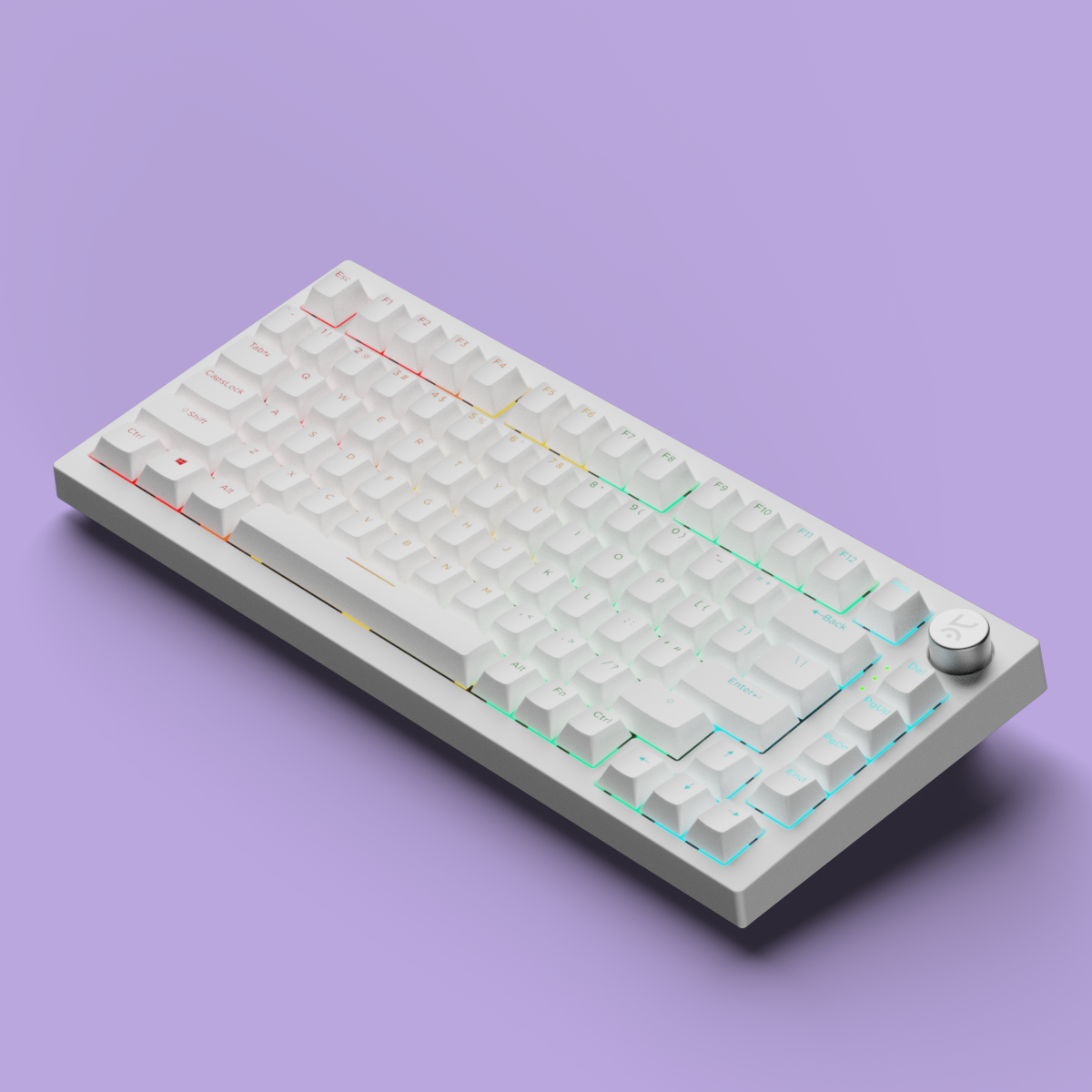 Swarm X All White Wireless Gaming Keyboard