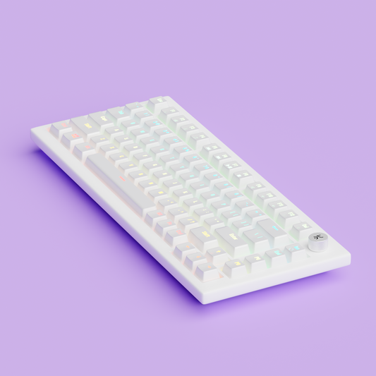 Hive All White RGB Wired Gaming Keyboard Kreo