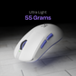 Ikarus White Wireless Gaming Mouse Kreo