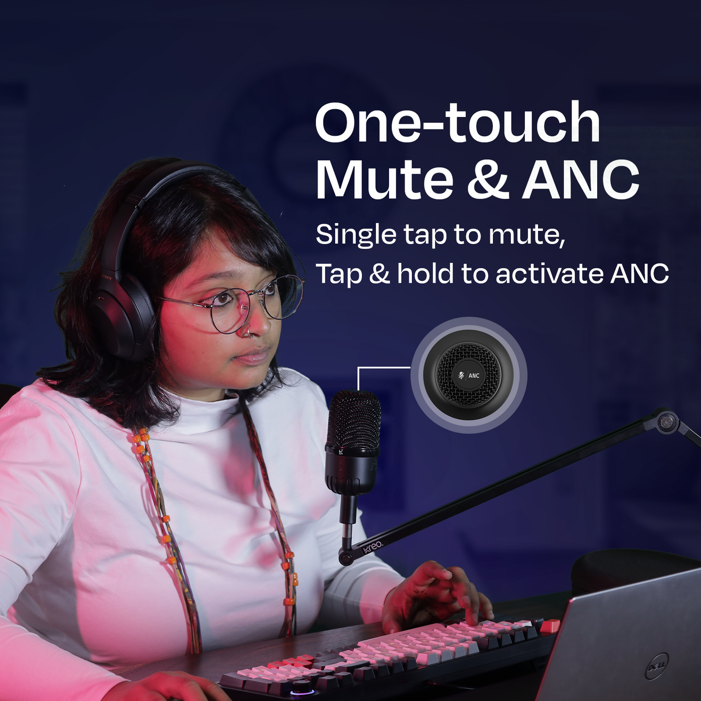 Rec Premium Condenser Microphone with ANC Kreo