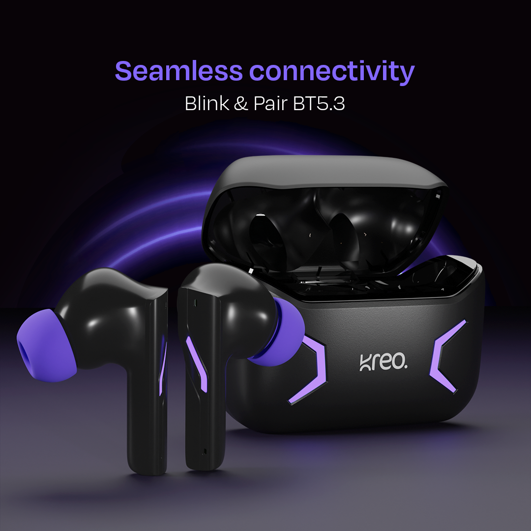 Mako TWS Wireless RGB Gaming Earbuds Kreo
