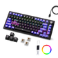 Hive Black - Purple Wired Gaming Keyboard