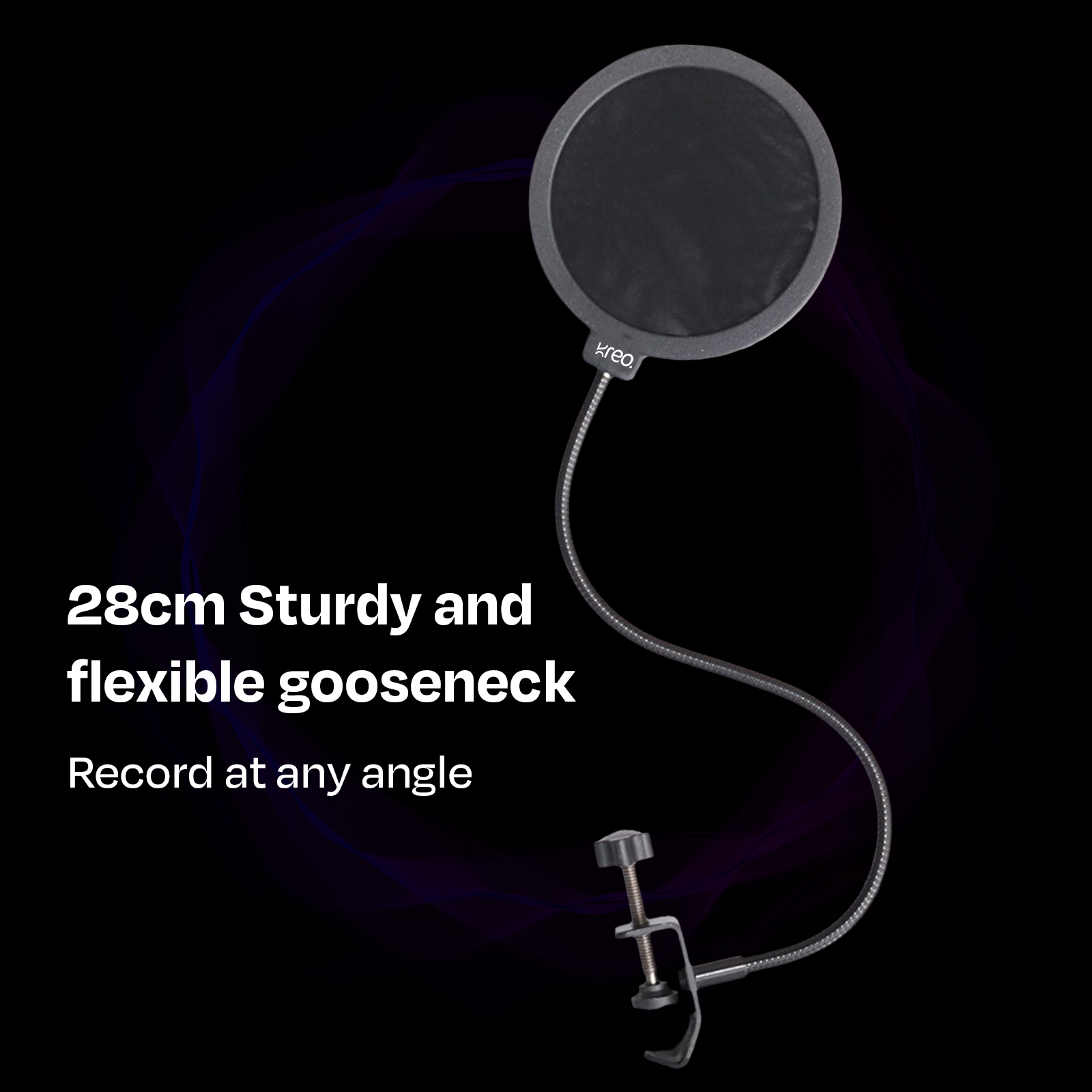 kreo Microphone Accessories Kit Boom arm + Shock Mount + Pop filter Combo Kreo