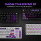 Hive Full-Size Black - Purple Wired Gaming Keyboard Kreo