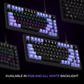 Hive Black - Purple Wired Gaming Keyboard