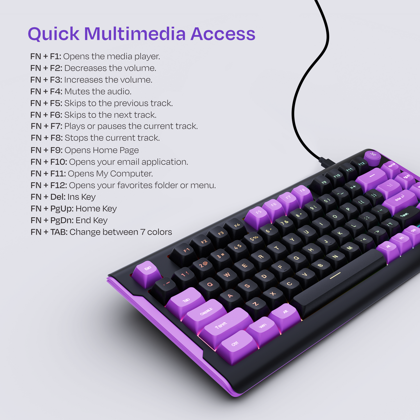 Hive Lite RGB Membrane Keyboard