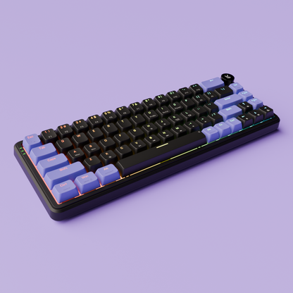 Hive65 Mechanical Gaming Keyboard with Kreo Purple Linear Switches Kreo