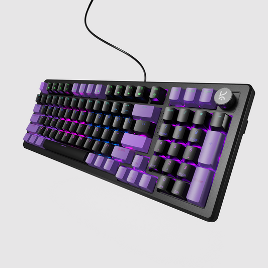 Hive Full-Size Black - Purple Wired Gaming Keyboard