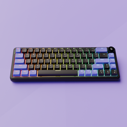 Hive65 Mechanical Gaming Keyboard with Kreo Purple Linear Switches Kreo
