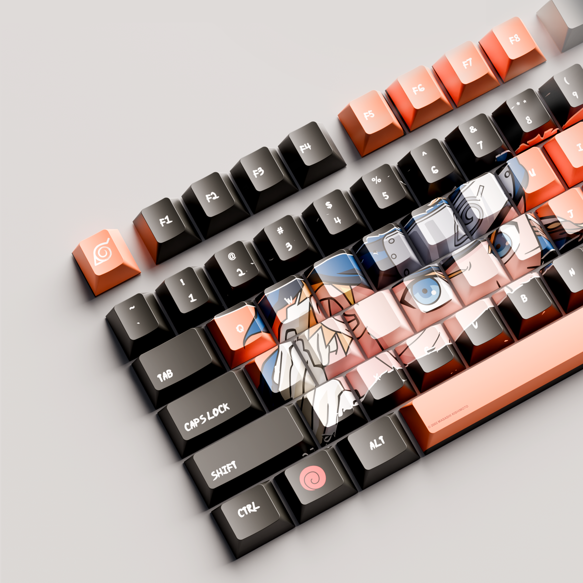Naruto Keycaps Kreo