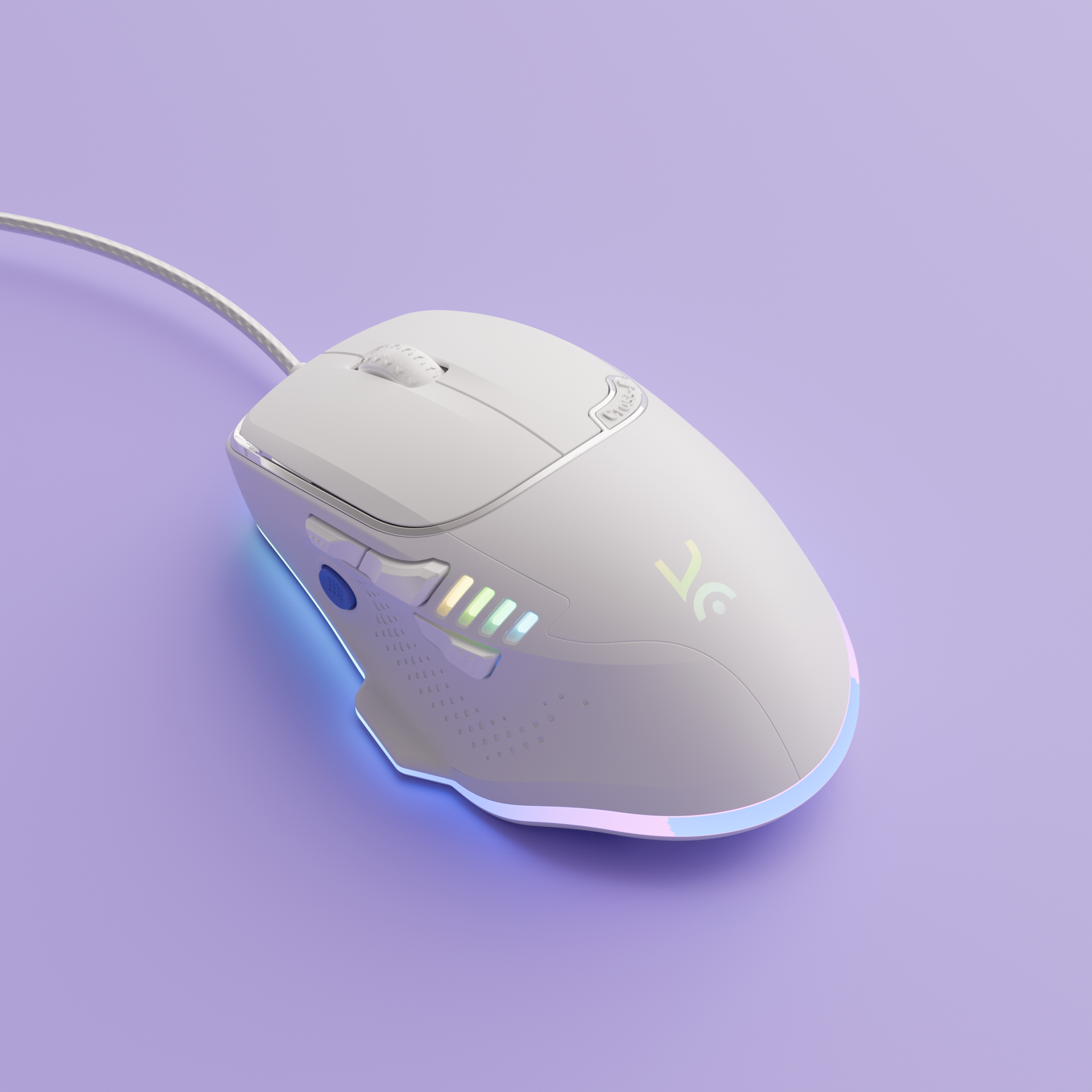 Hawk White Gaming Mouse Kreo