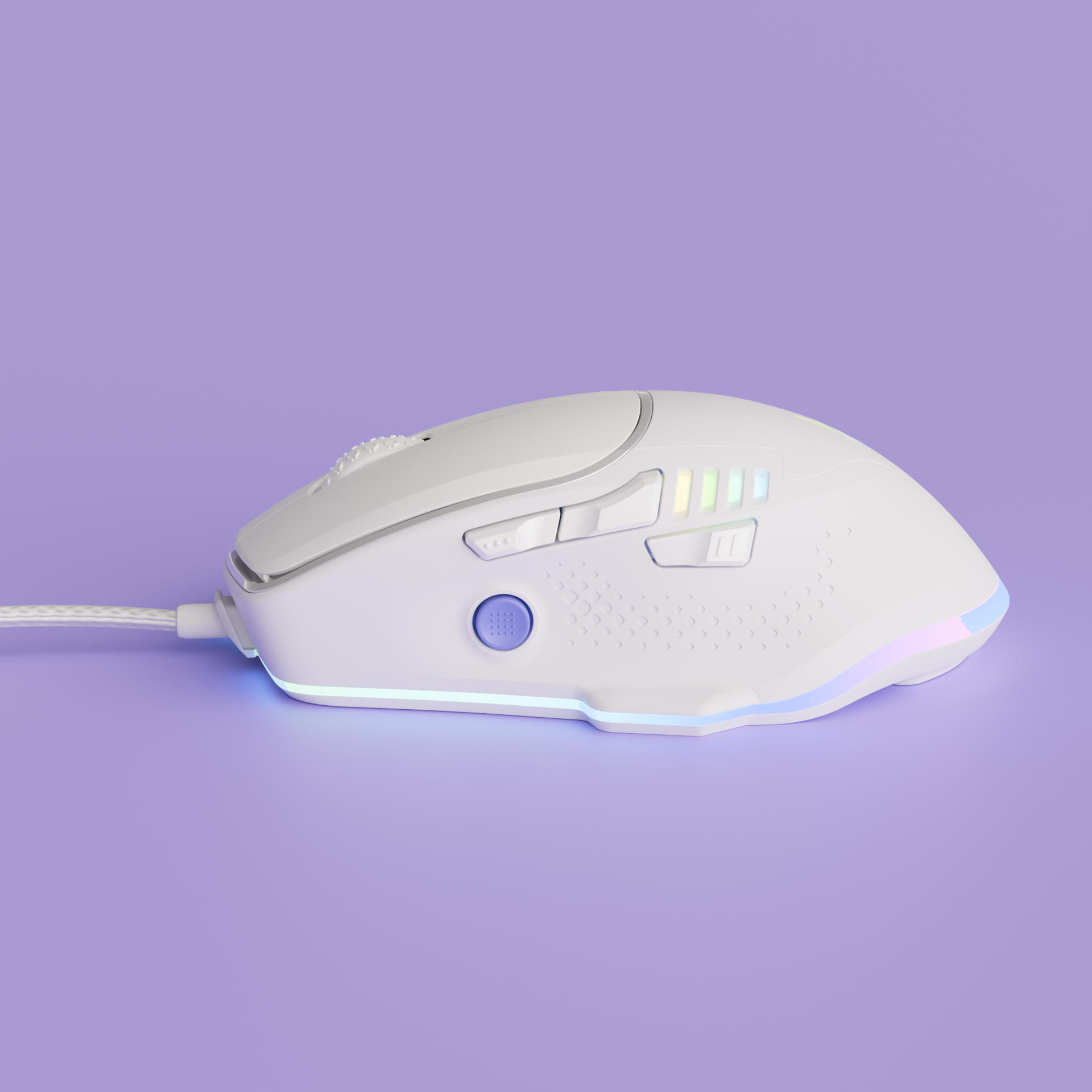 Hawk White Gaming Mouse Kreo