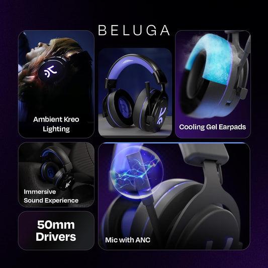 Beluga 3.5 mm wired Gaming Headphones Kreo