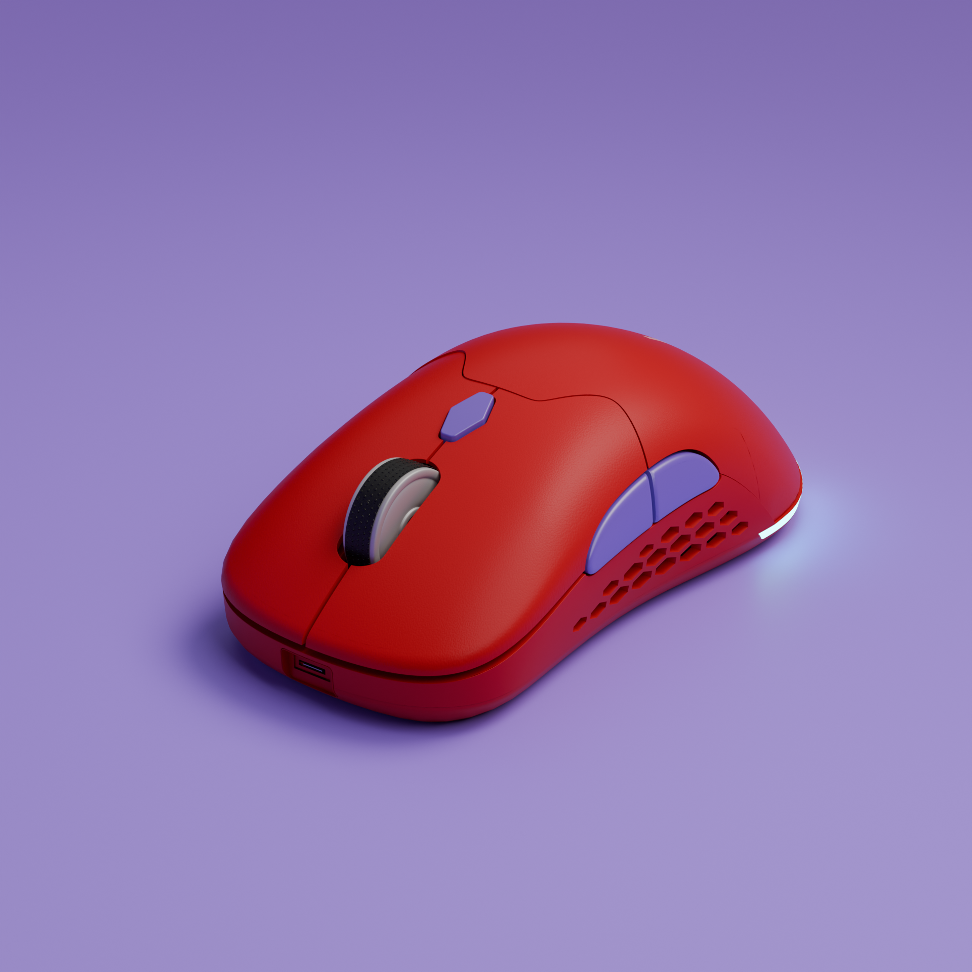 Chimera Red Wireless Gaming Mouse Kreo