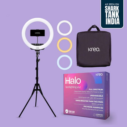 Halo 18" Premium Ring Light + Tripod
