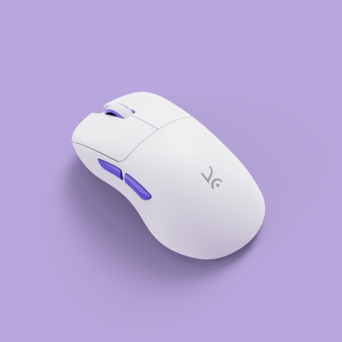 Anzu V2 White Ultralight Ergonomic Wireless Gaming Mouse