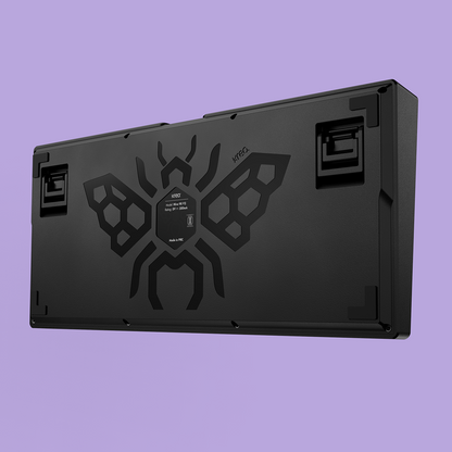 Hive75 V2 Black Purple Wired Mechanical Gaming Keyboard