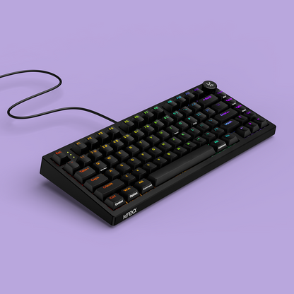 Hive75 V2 All Black Wired Mechanical Gaming Keyboard