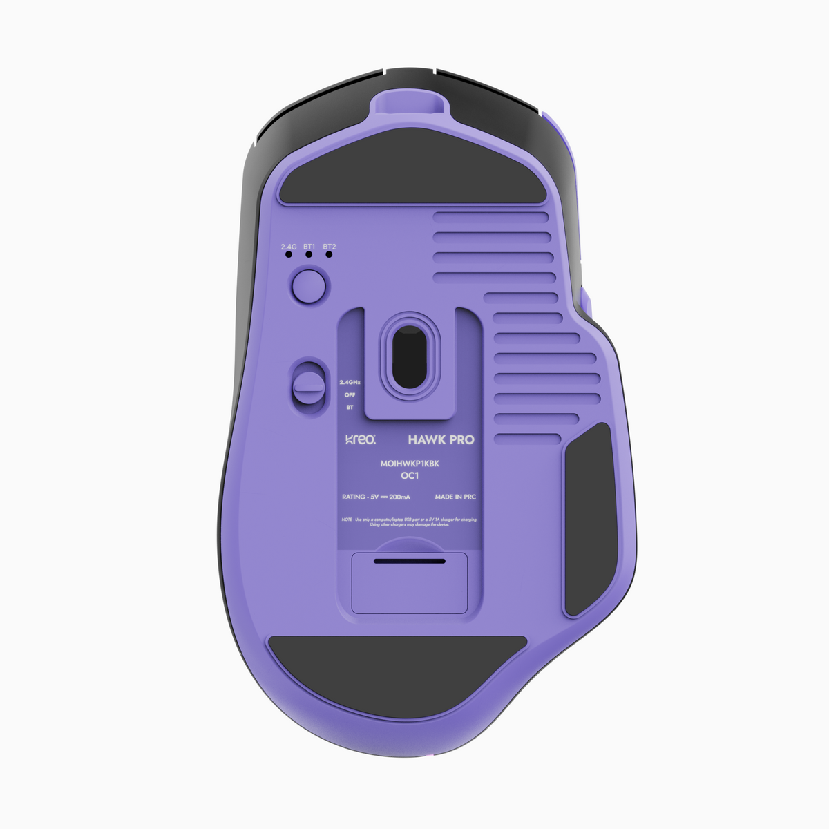 Hawk Pro Black Wireless Gaming Mouse